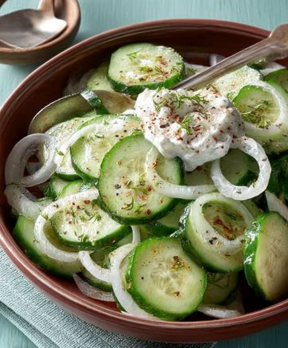 Cucumber Salad Sour Cream