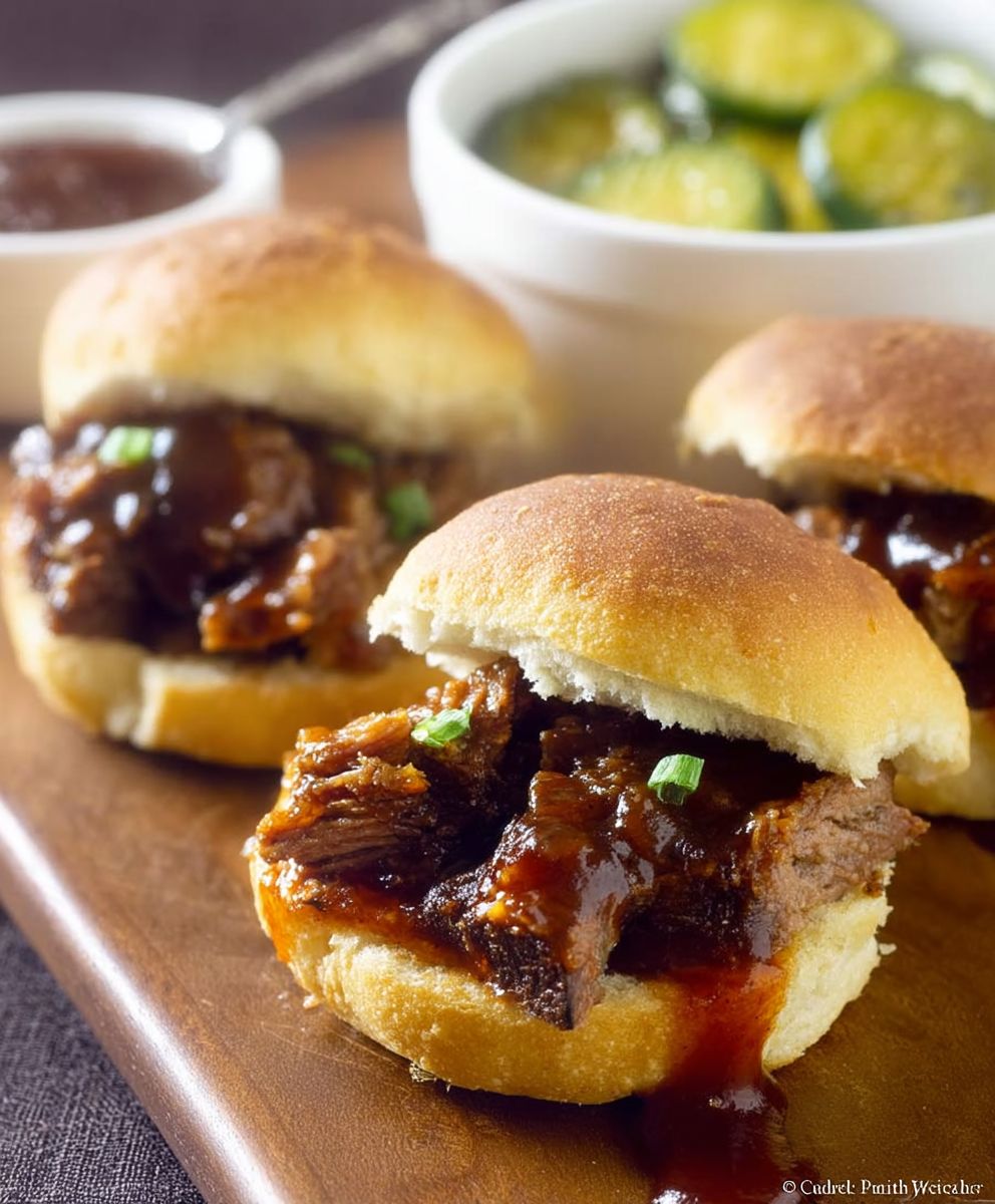 Dr Pepper Brisket Sliders