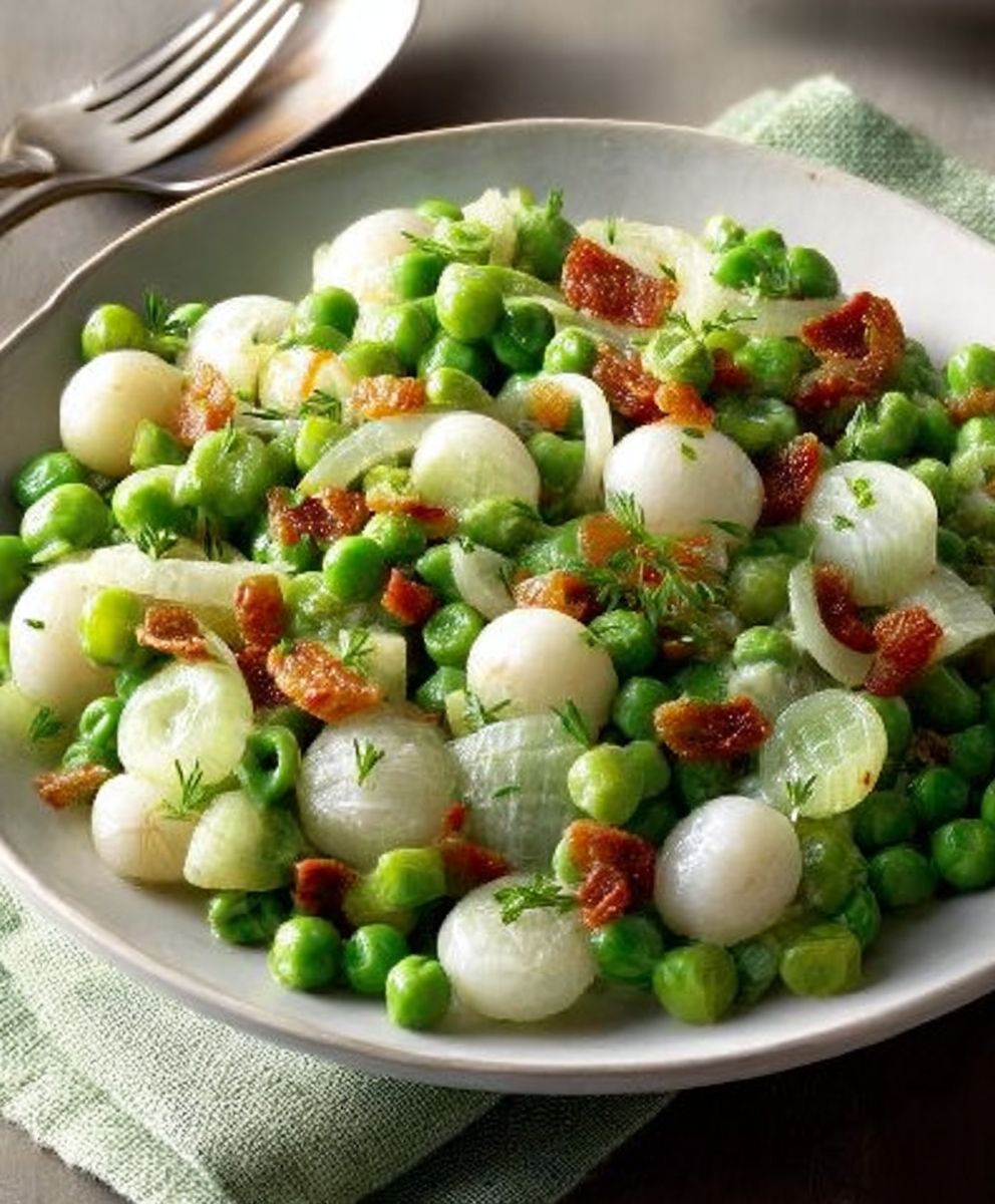 Creamed Peas Pearl Onions