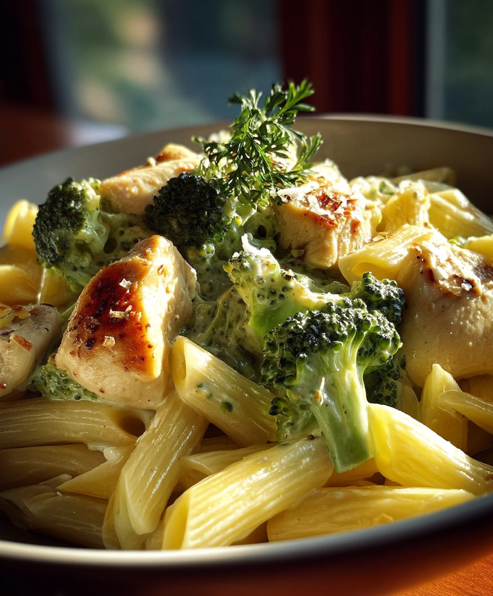 Creamy Chicken Broccoli Pasta