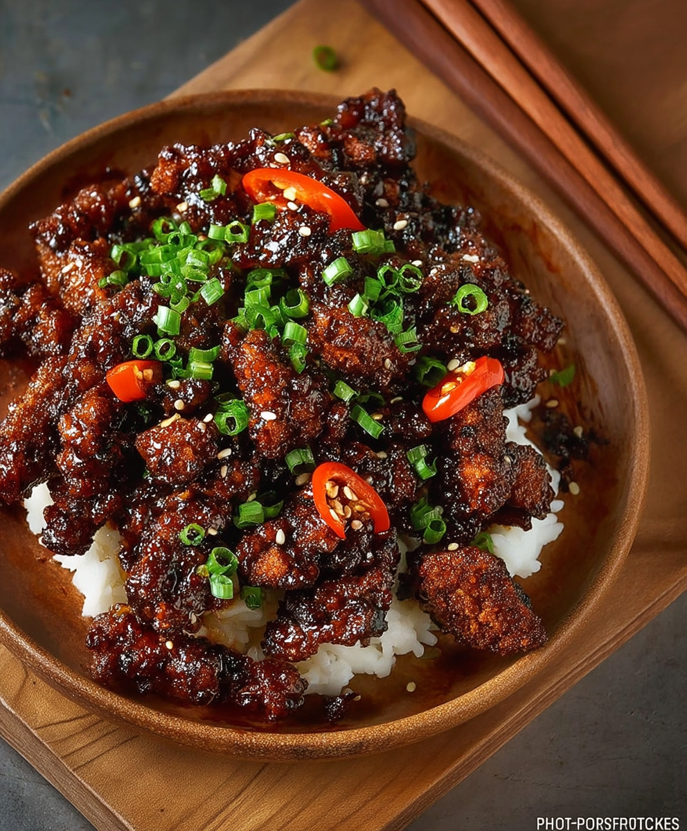 Crispy Sticky Beef