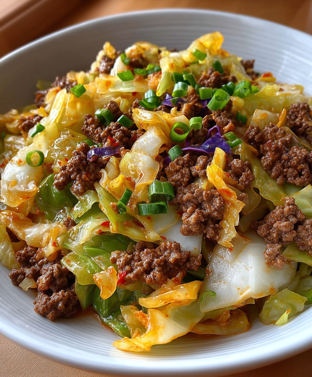 Cabbage and Ground Beef