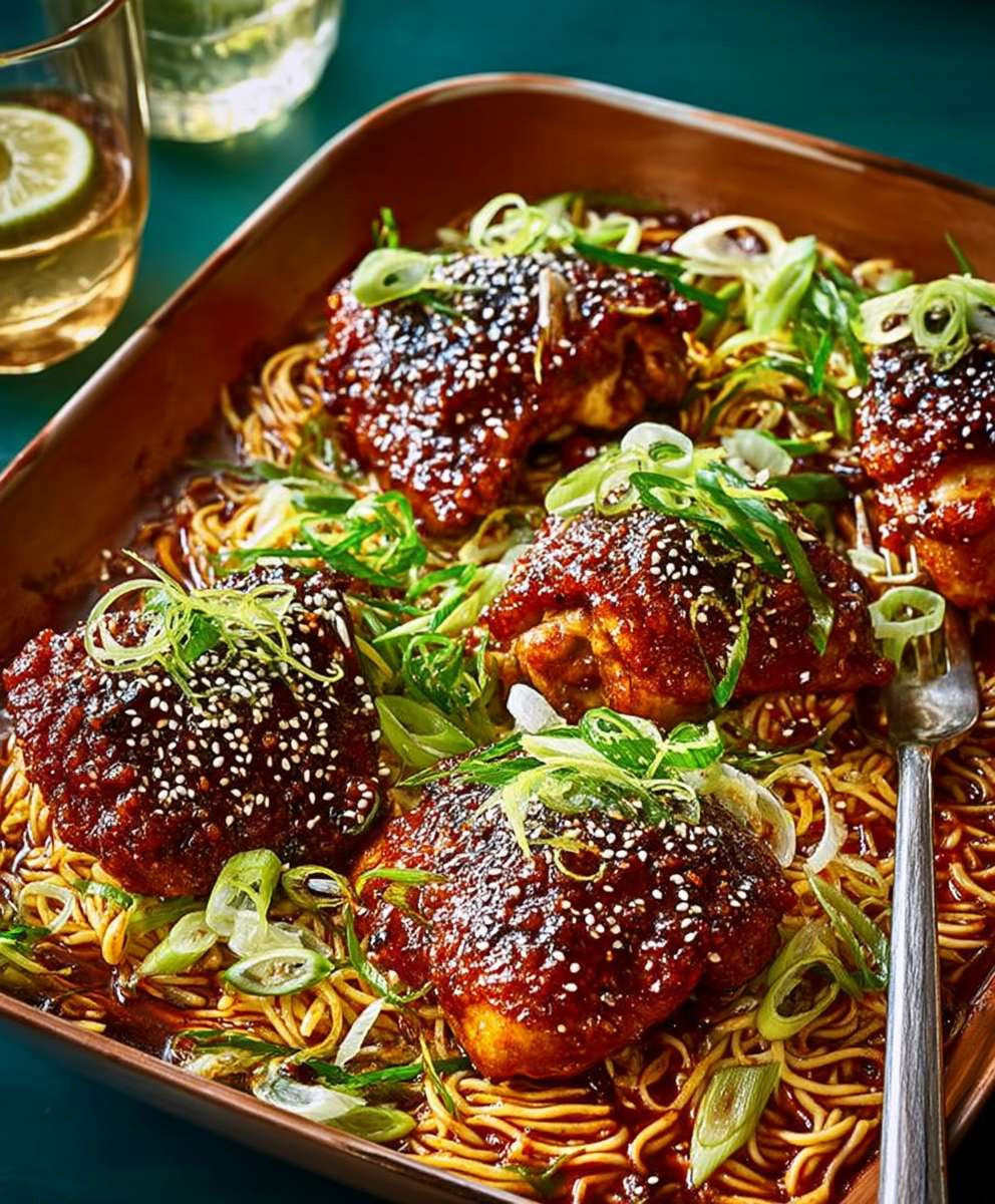 Gochujang chicken thighs