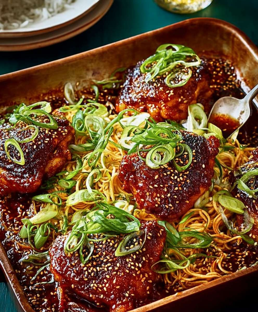 Gochujang chicken thighs