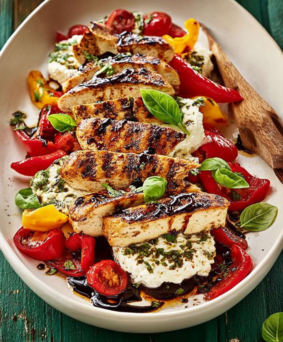 Balsamic chicken Caprese