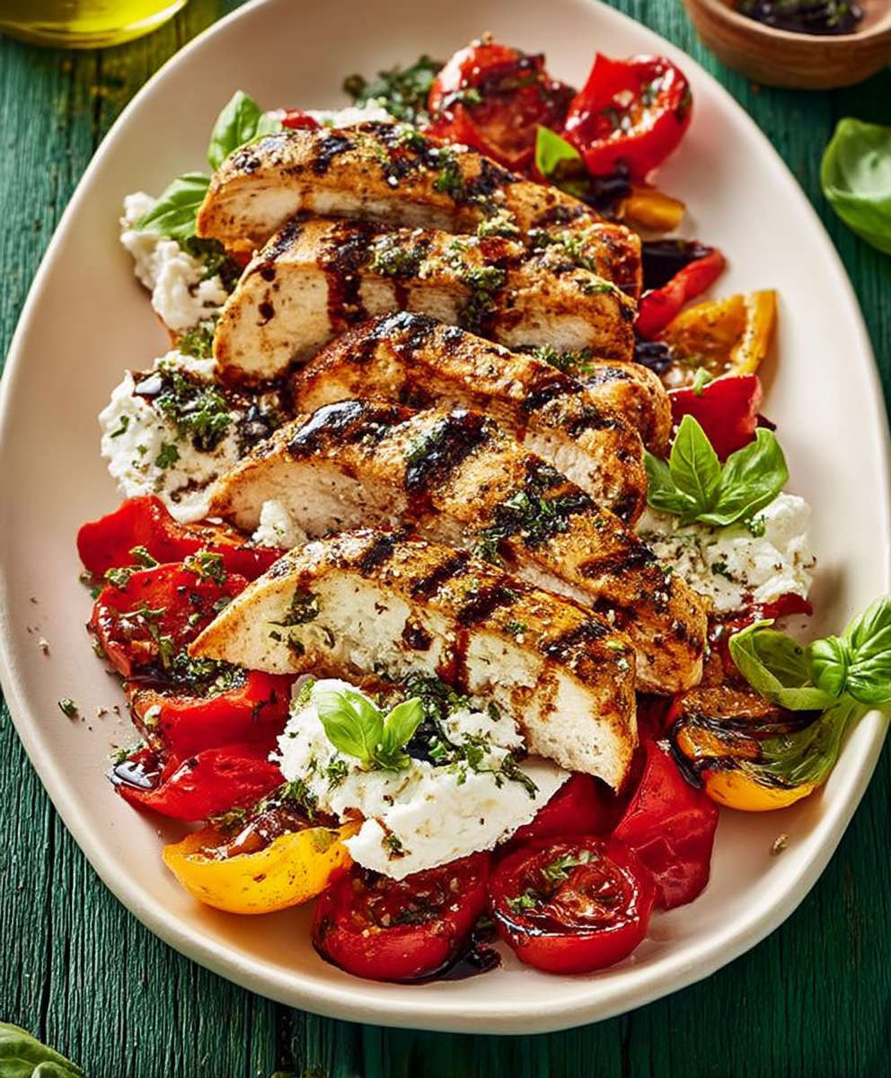 Balsamic chicken Caprese