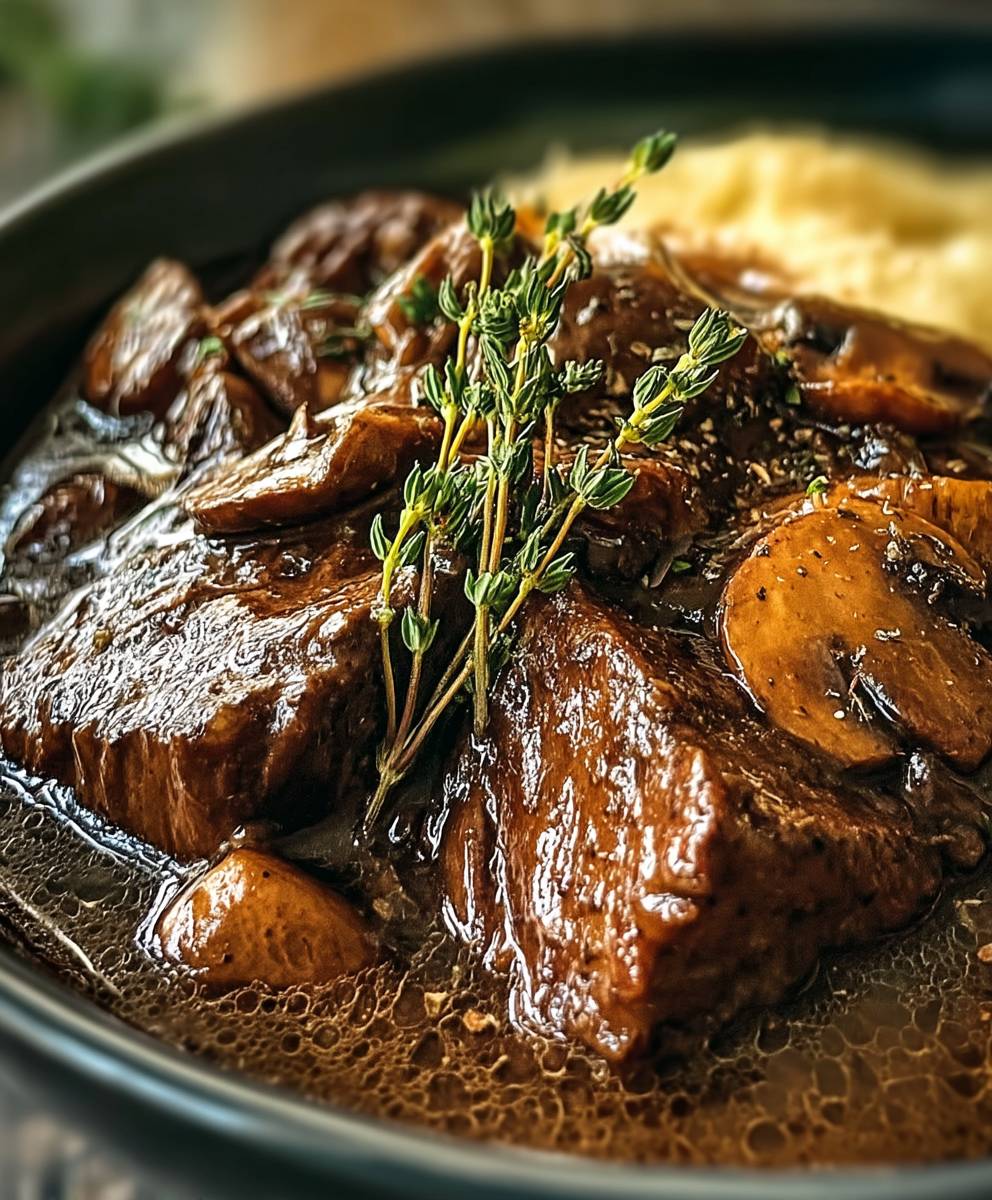 Beef Bourguignon Instant Pot