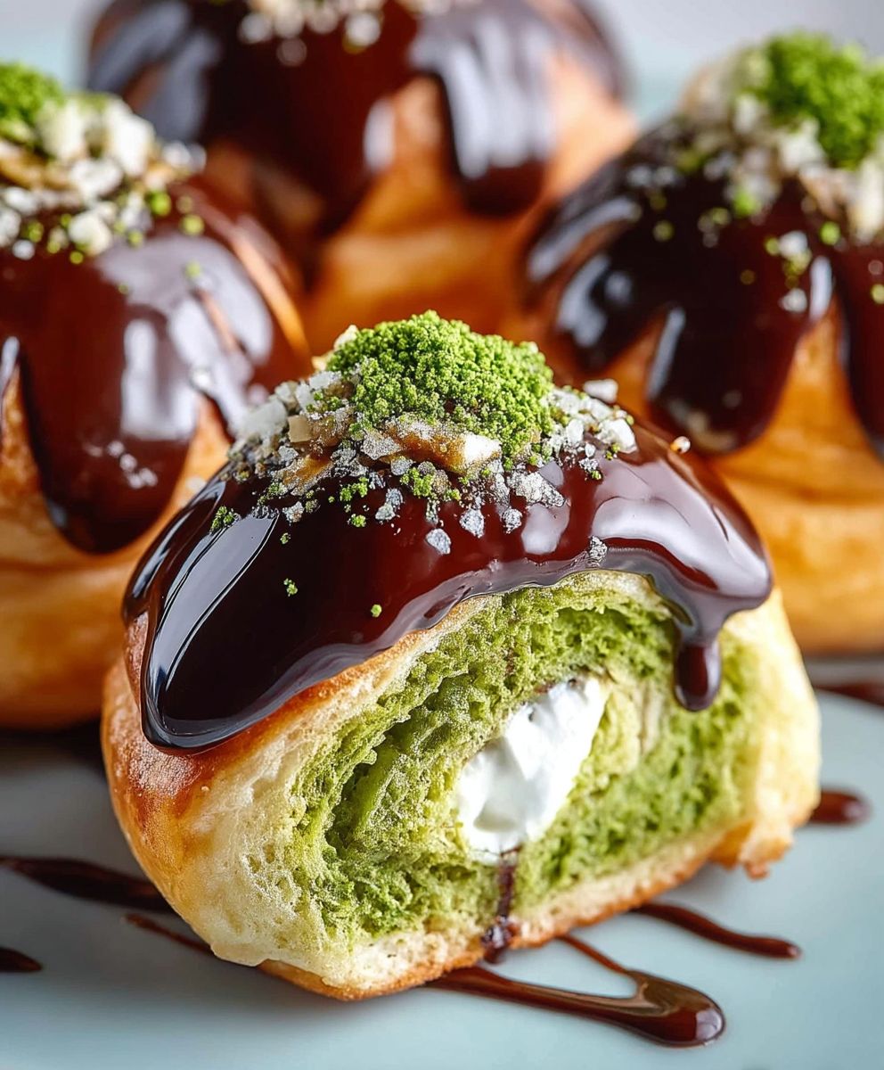 Dubai Chocolate Donut Rolls