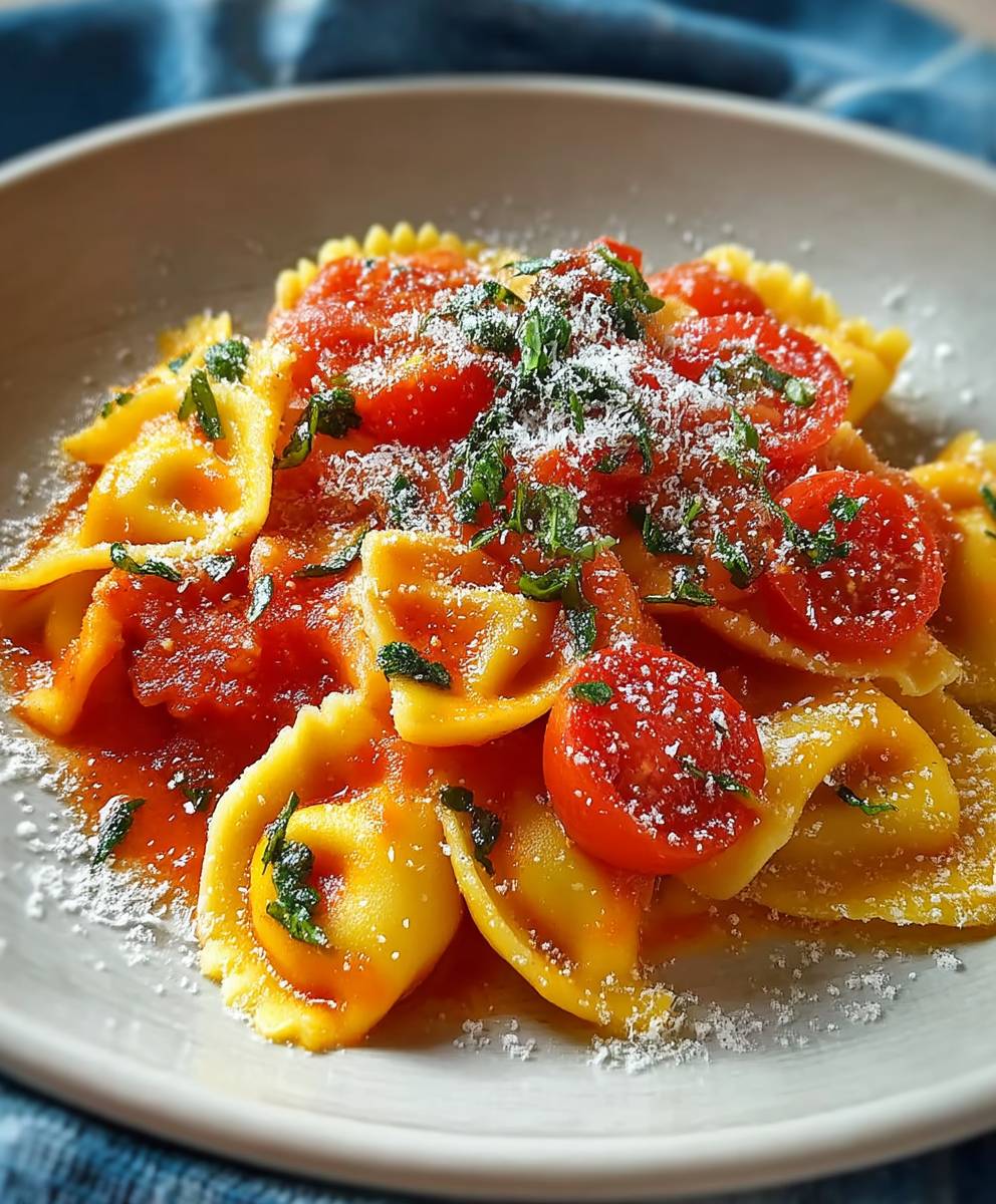 Fagottini Pasta Tomato Sauce