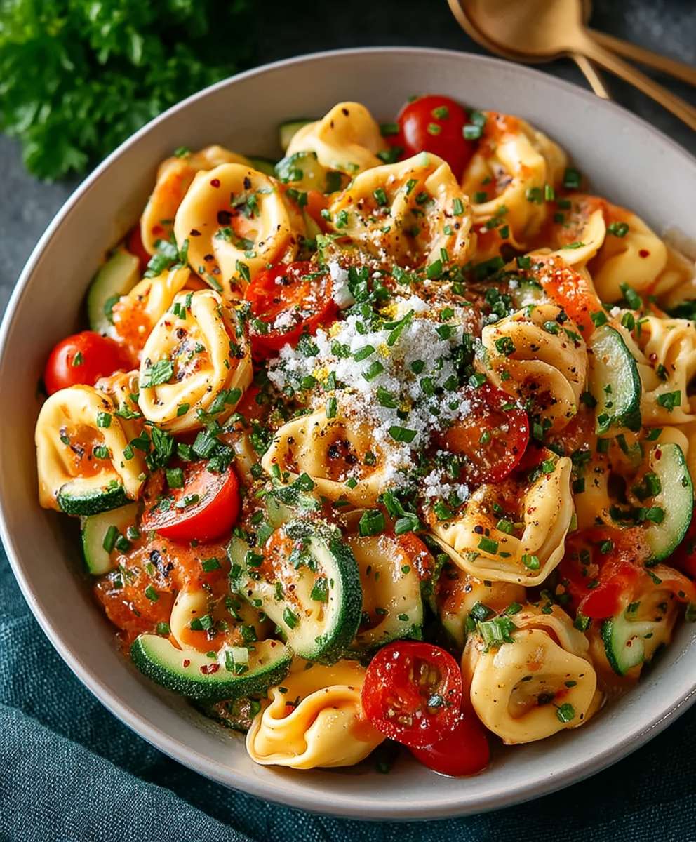 Tortellini with Summer Veggies