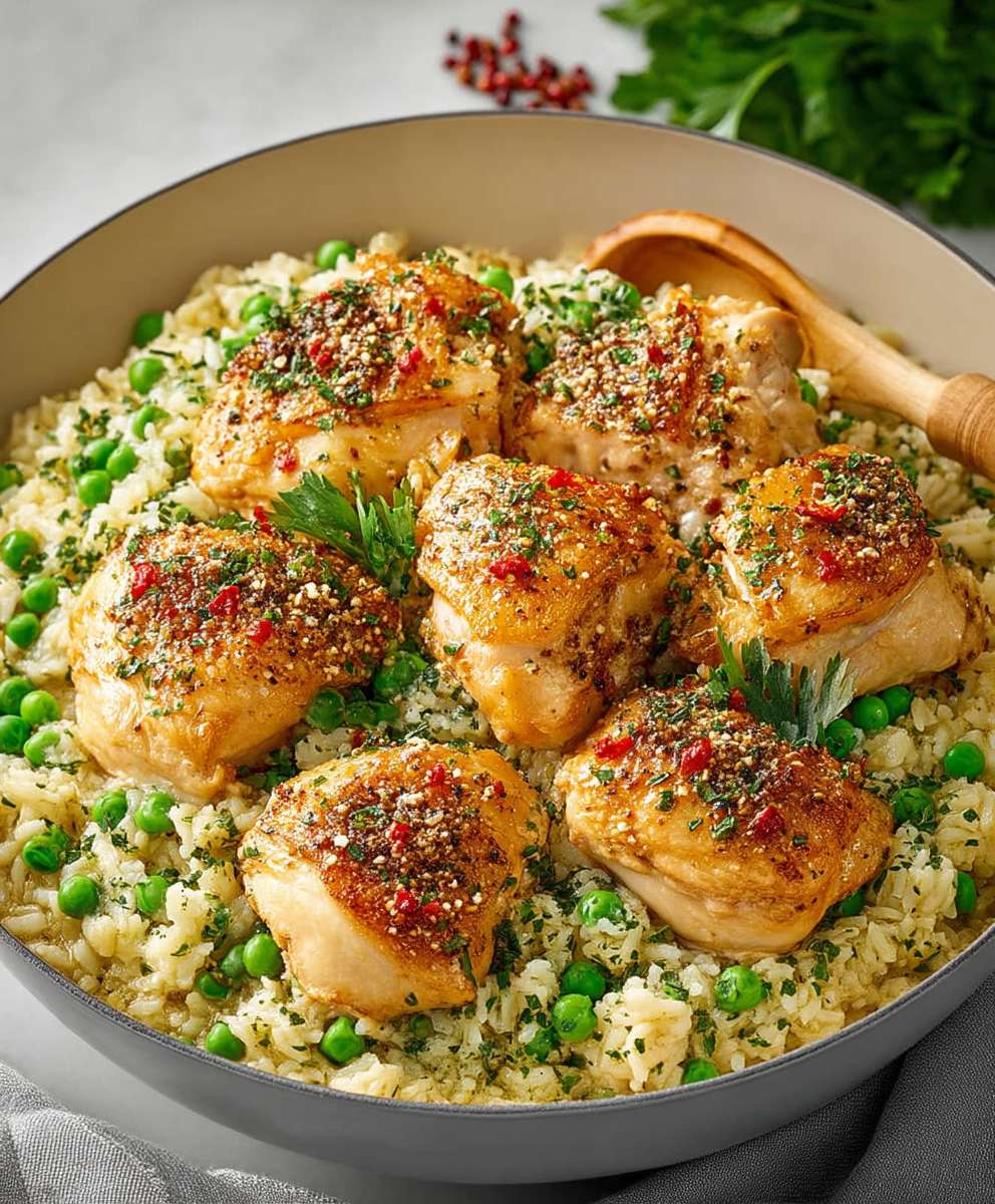 Quick Chicken Rice One Pot