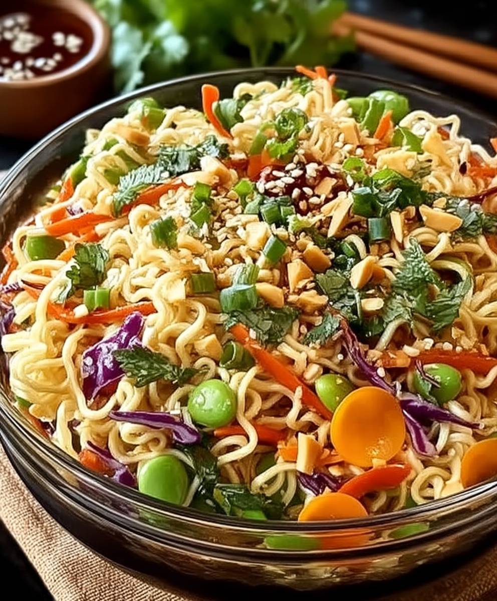 Asian Ramen Noodle Salad