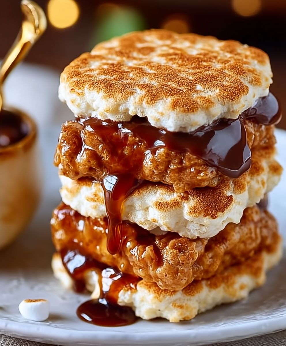 Frozen Smores Sandwiches