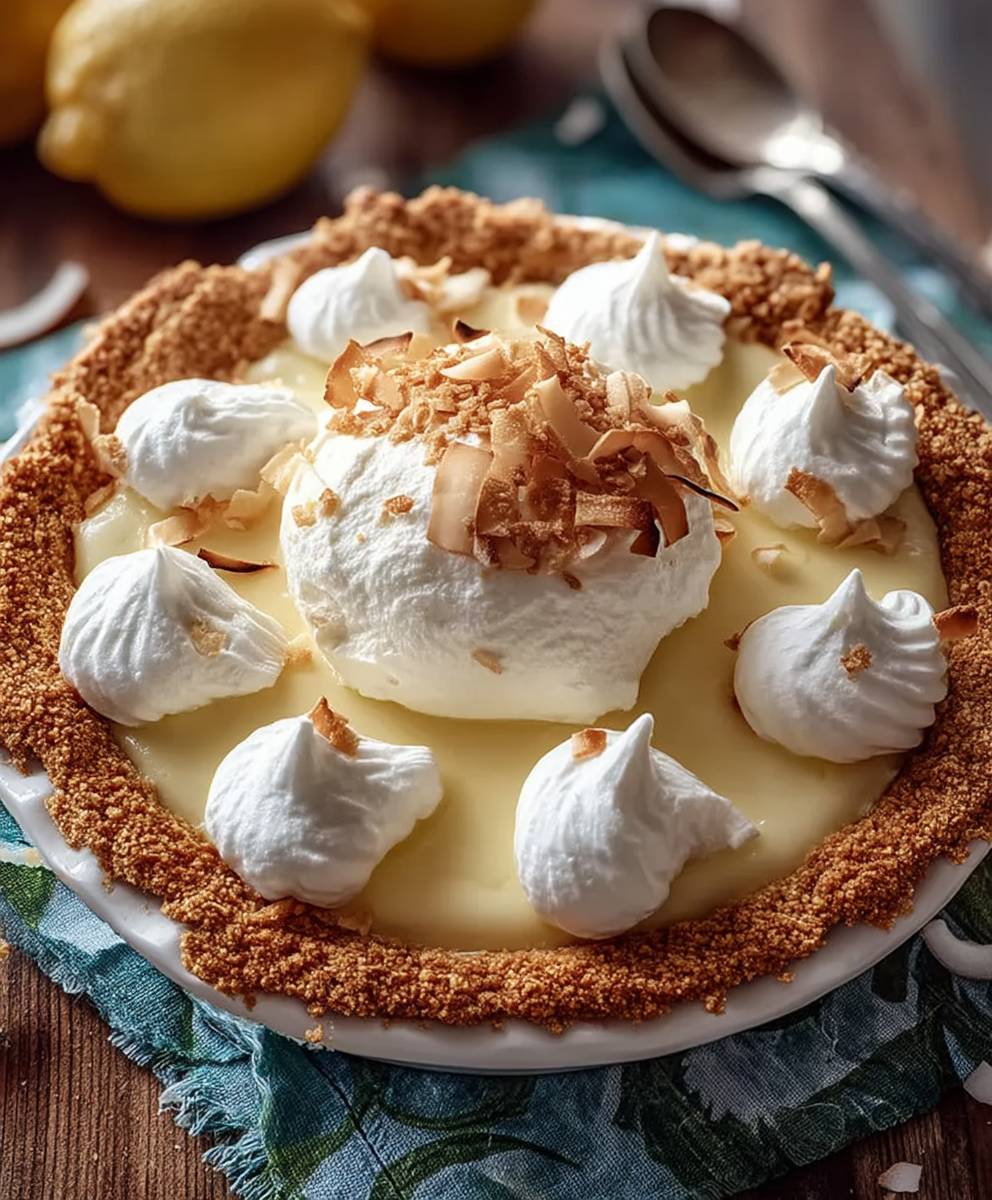 Lemon Coconut Cream Pie