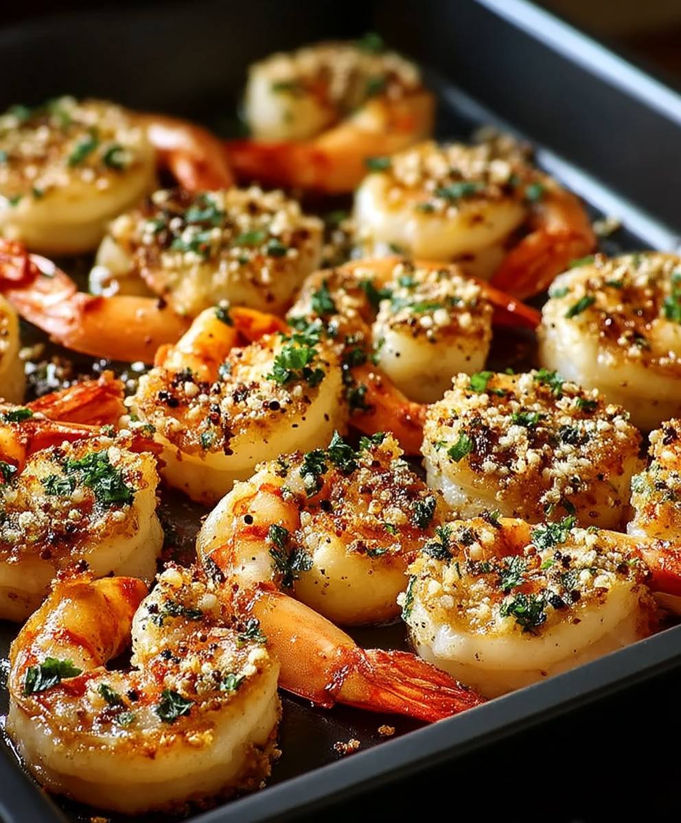 Garlic Parmesan Roasted Shrimp