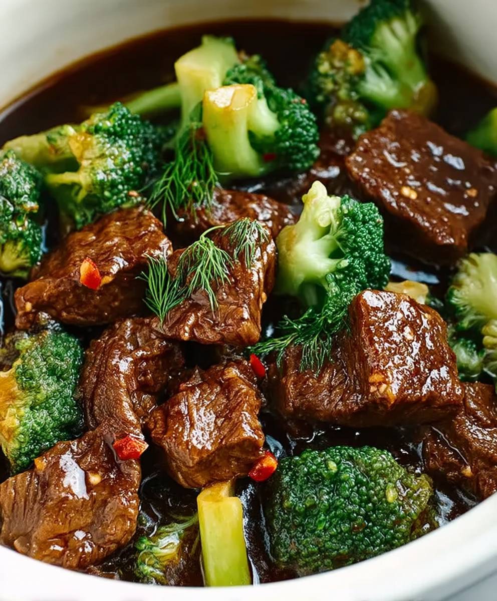 Slow Cooker Beef Broccoli