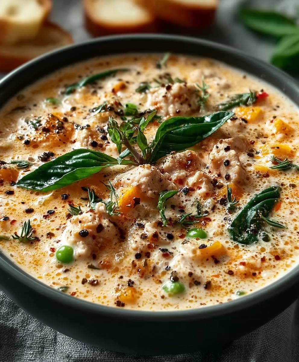 Creamy Italian Chicken Soup