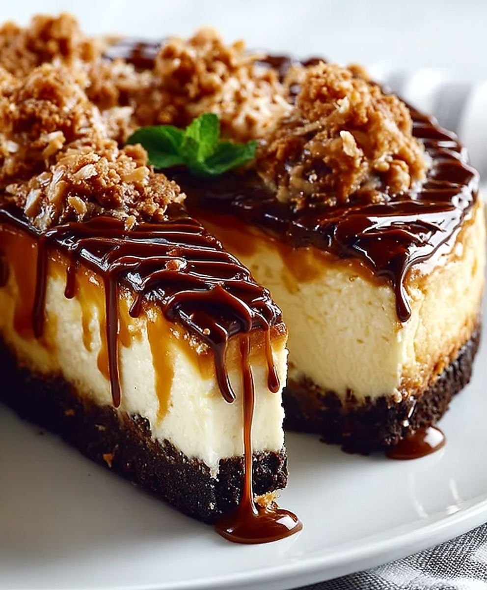 Samoa Cheesecake