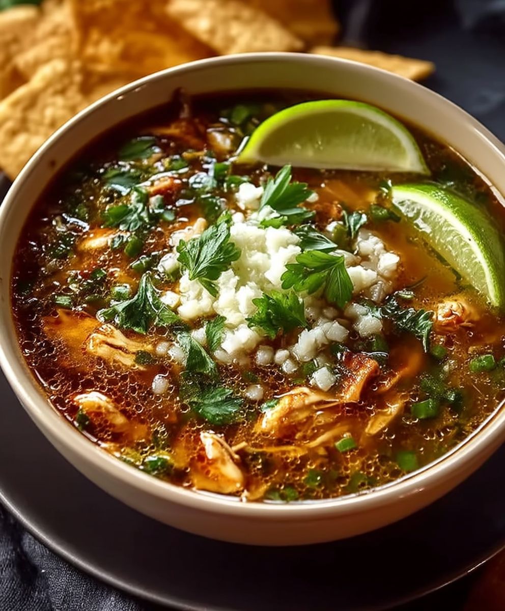 Salsa Verde Chicken Soup