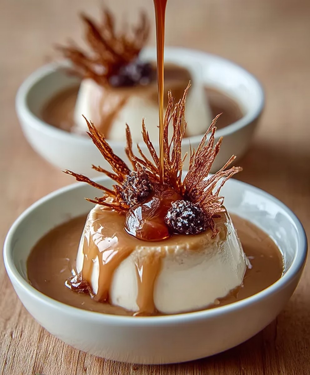 Coffee Caramel Panna Cotta