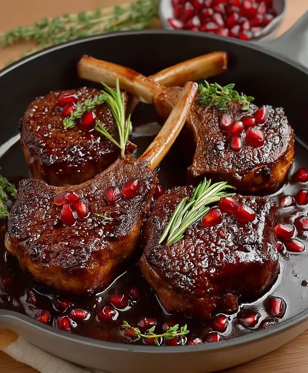 Pomegranate Lamb Chops