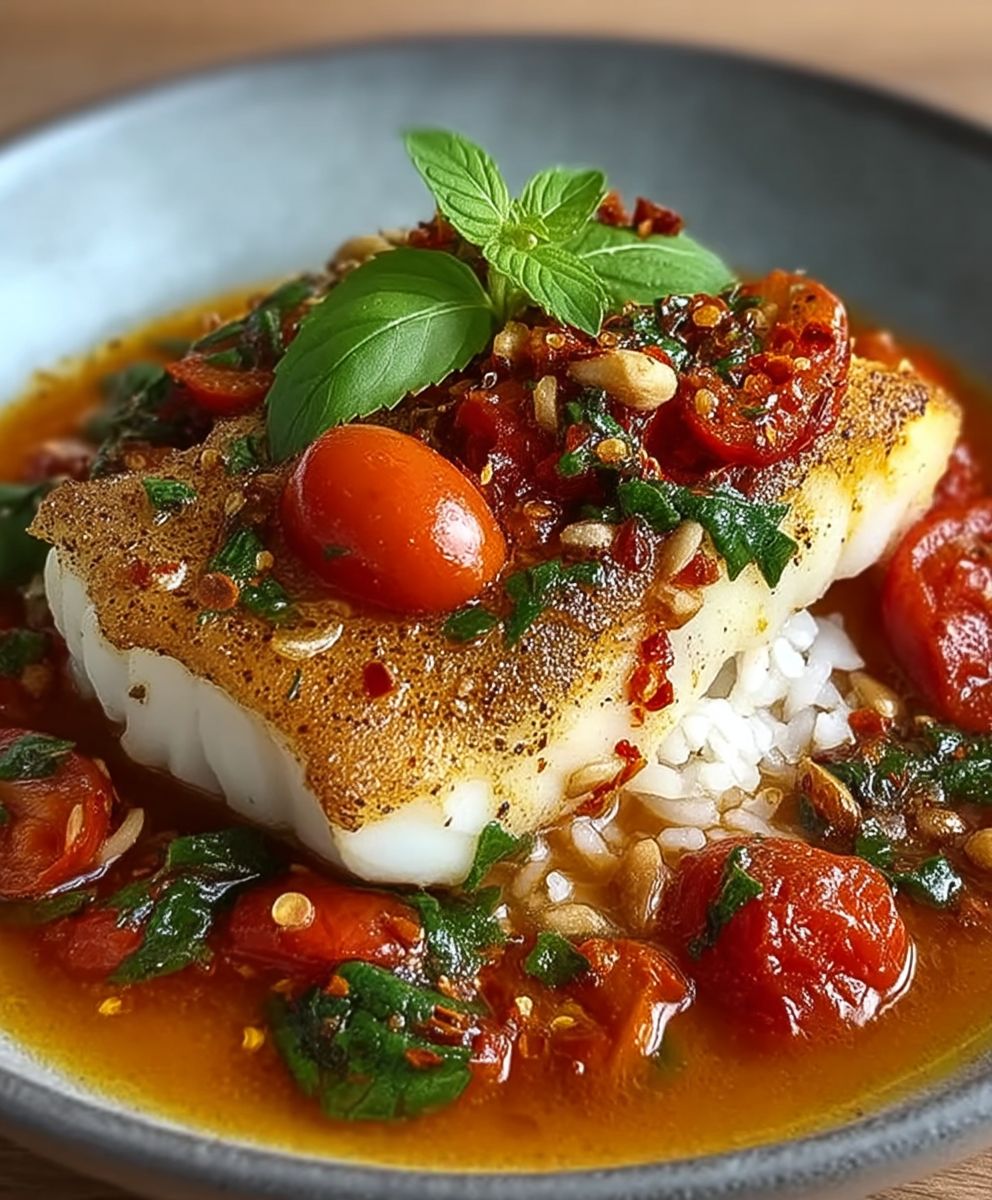 Tomato Poached Fish