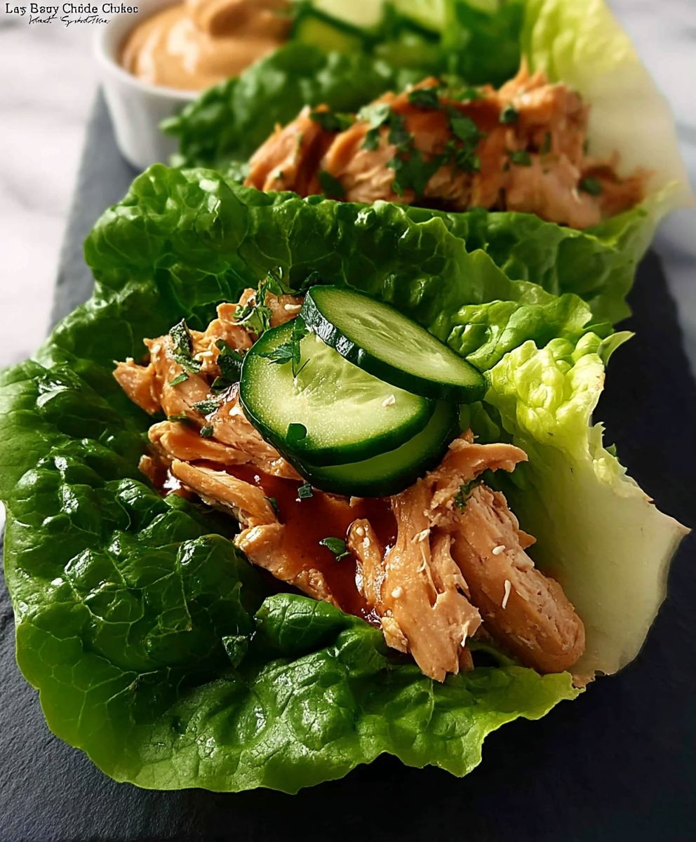 Chicken lettuce wraps