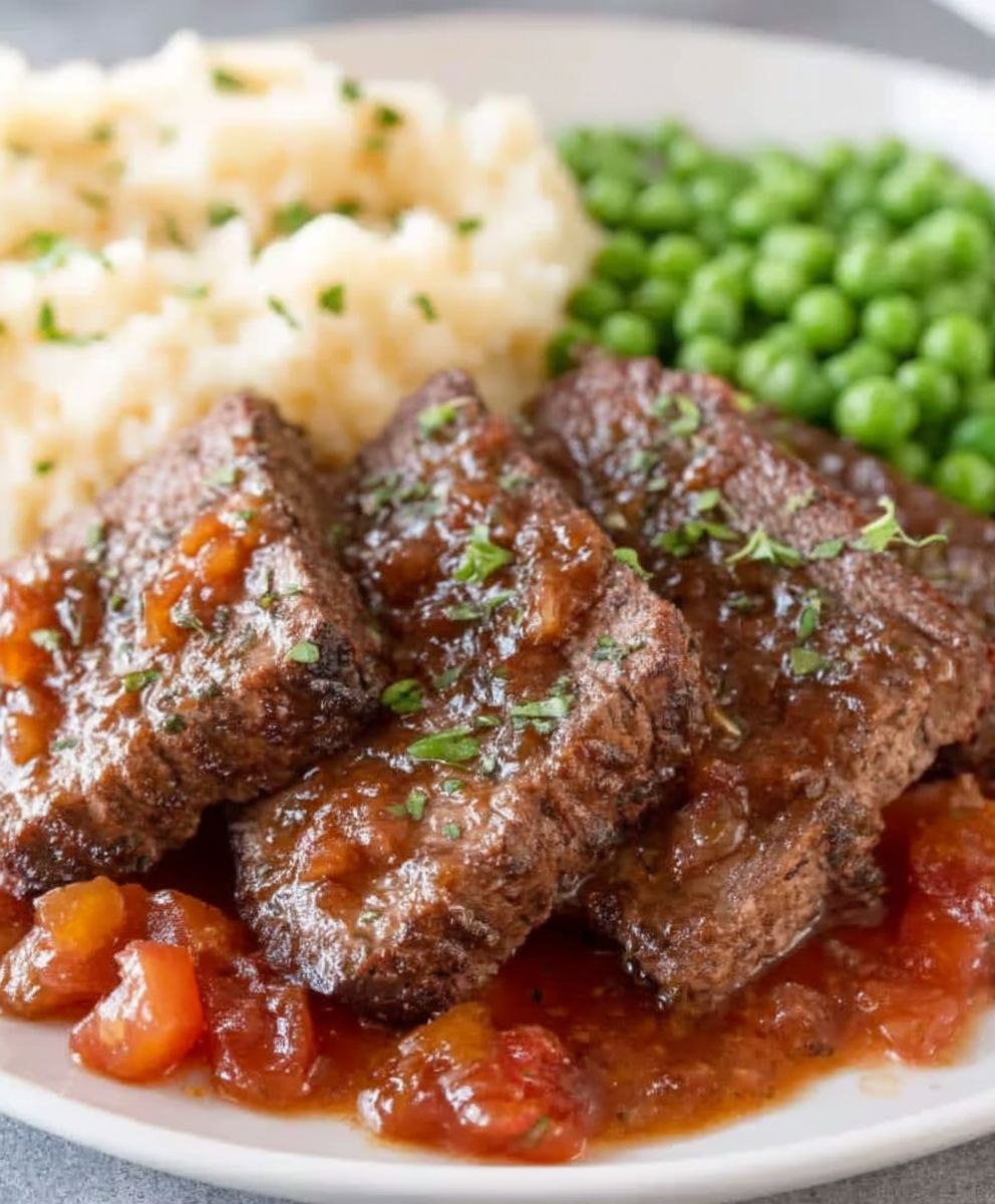Crockpot cubed steak