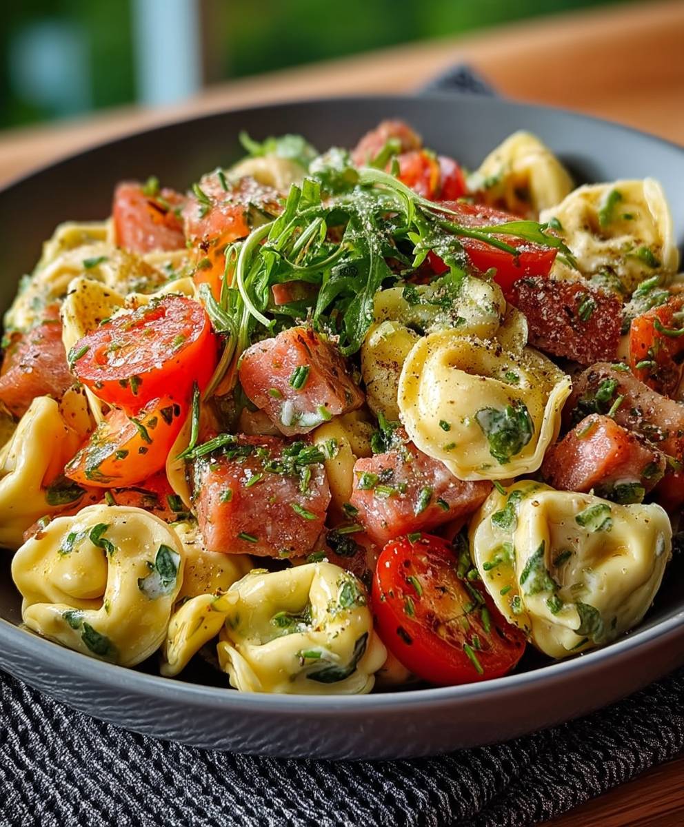 Meaty Tortellini Salad