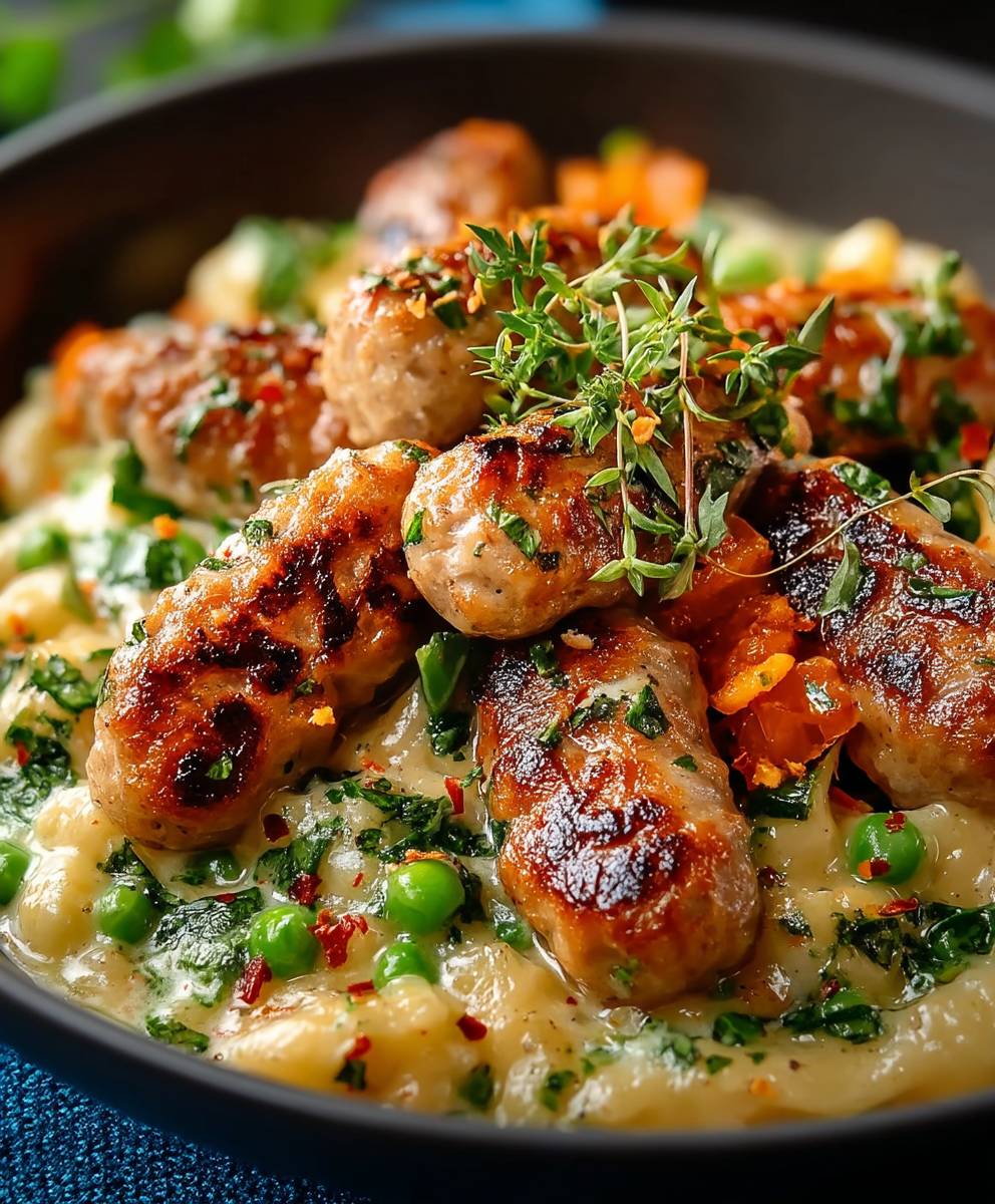 Creamy Chicken Sausage Skillet