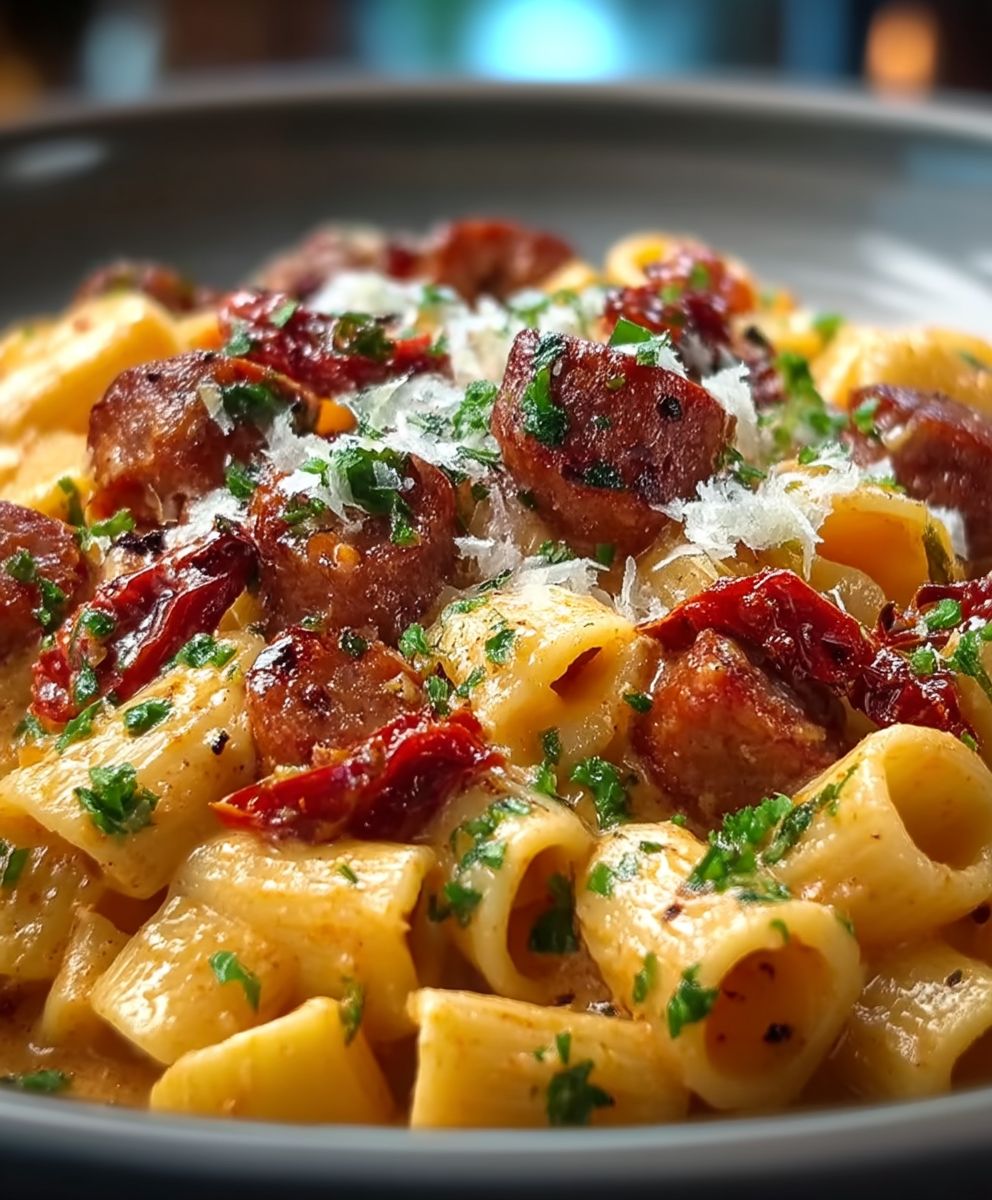 Sausage chorizo pasta