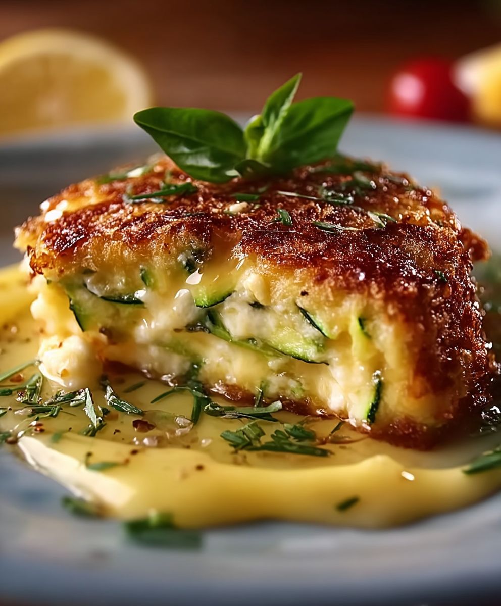 Zucchini Ricotta Flan