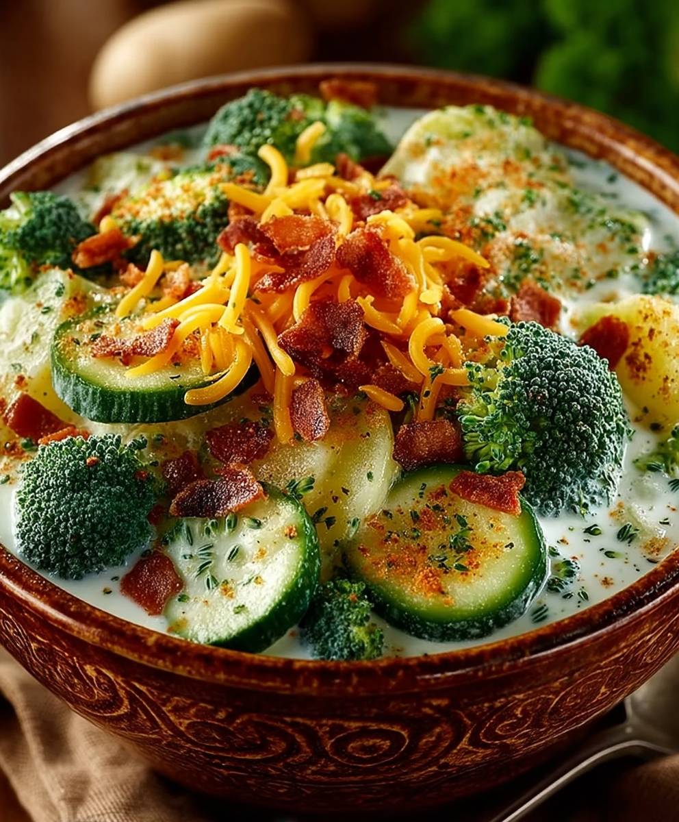 Cheesy Potato Broccoli Soup
