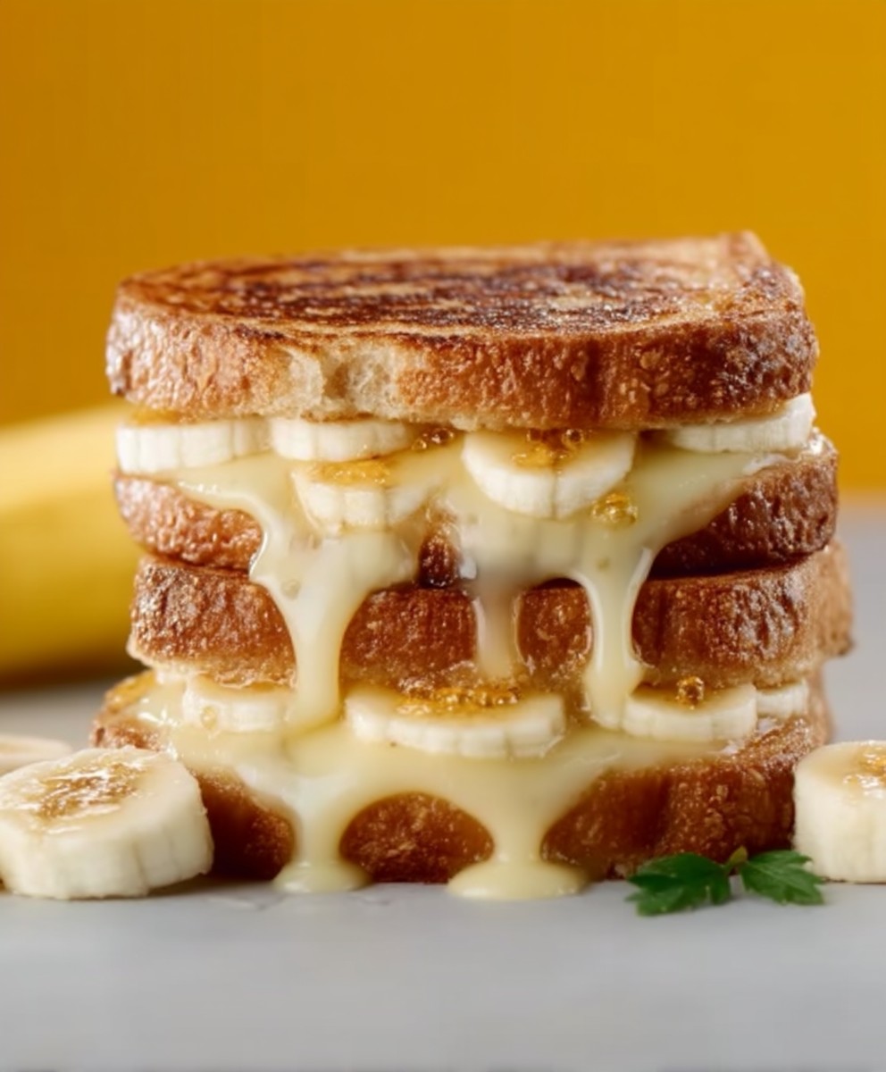 Honey Banana Grilled Cheese