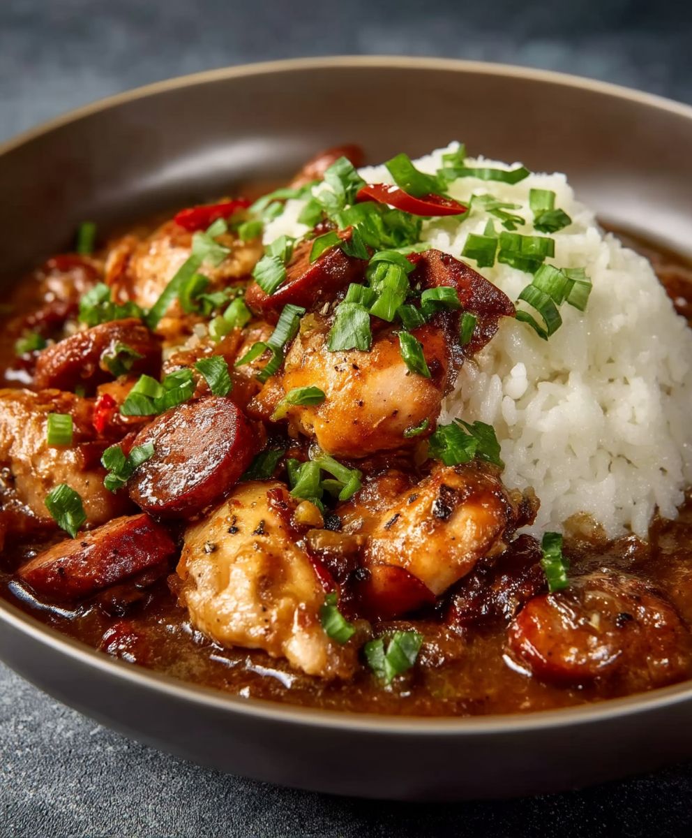 Cajun Chicken Sausage Gumbo
