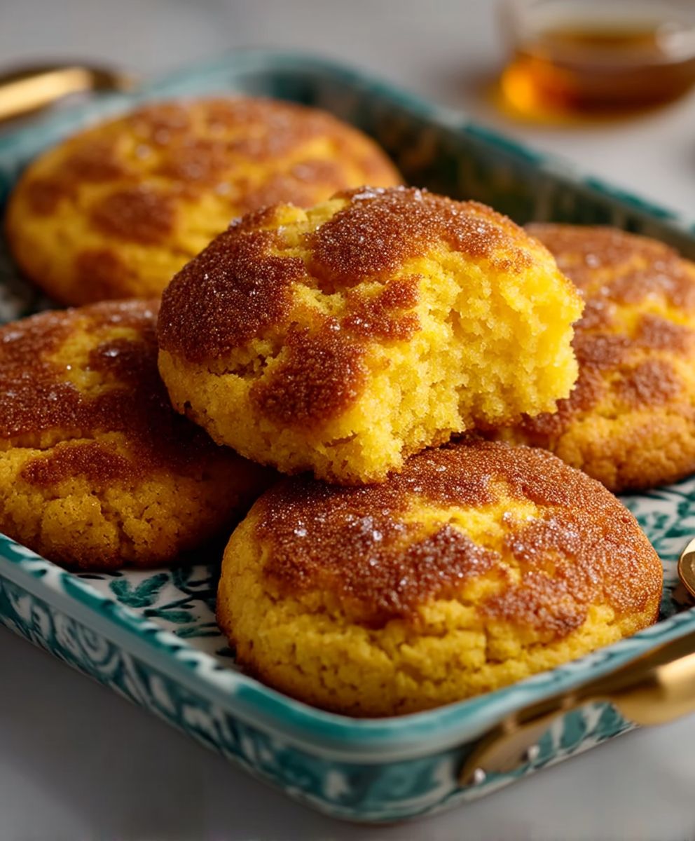 Honey Butter Cornbread Cookies