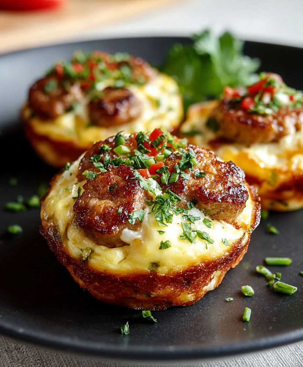 Sausage egg muffins