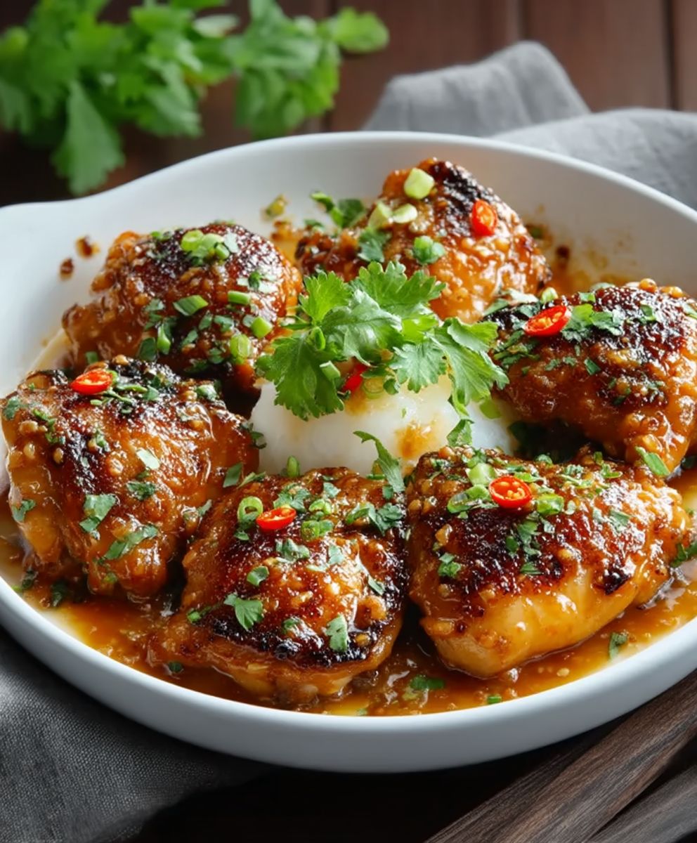 Bang Bang Chicken Thighs