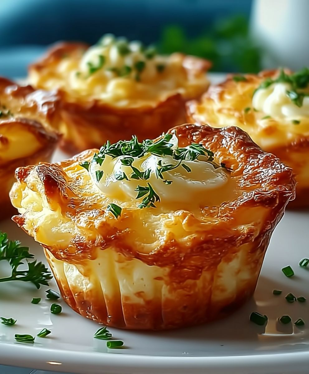 Cheesy Mashed Potato Puffs