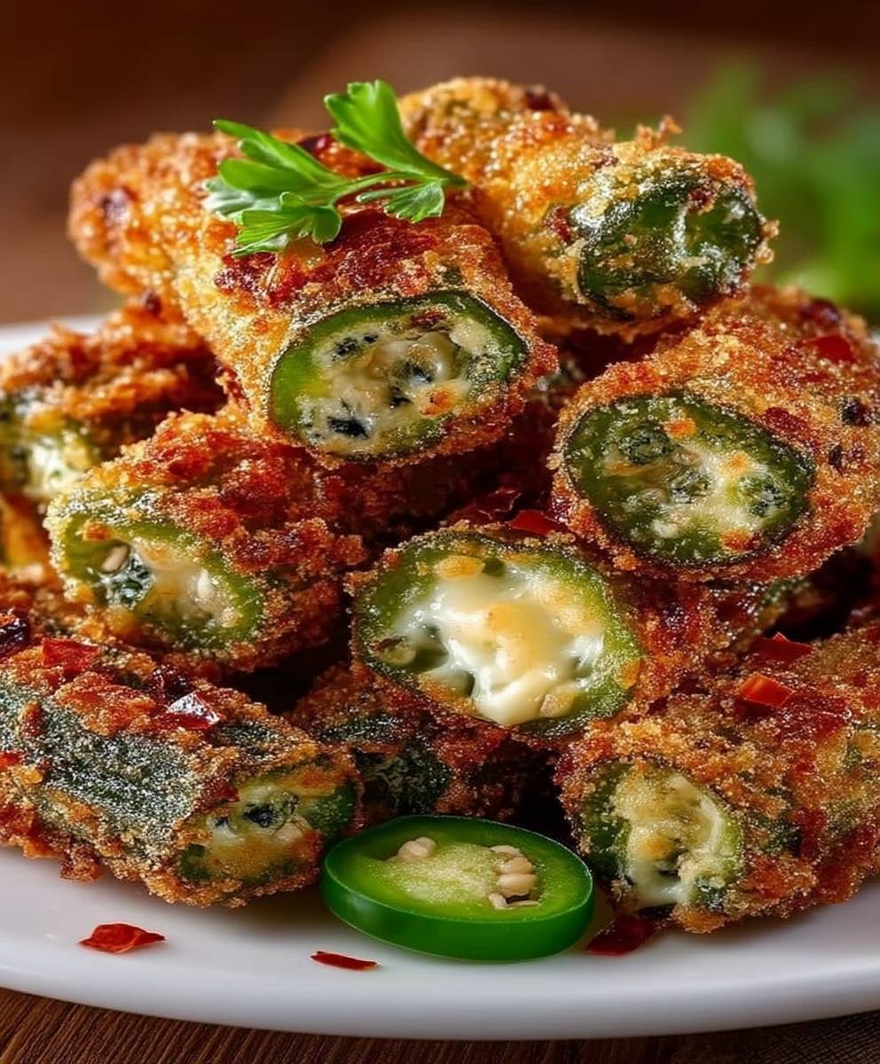 Fried Stuffed Okra