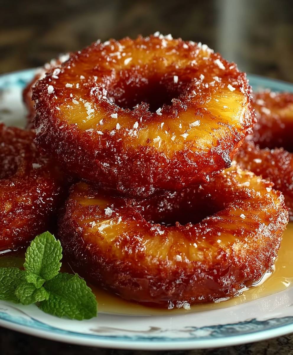 Pineapple Upside Down Donuts
