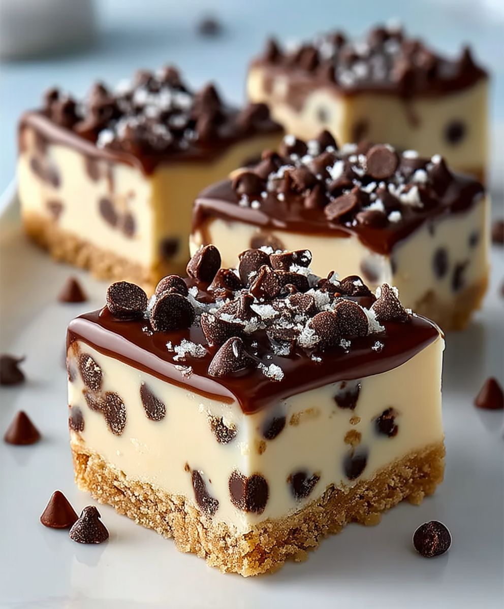 Chocolate Chip Cheesecake Bars