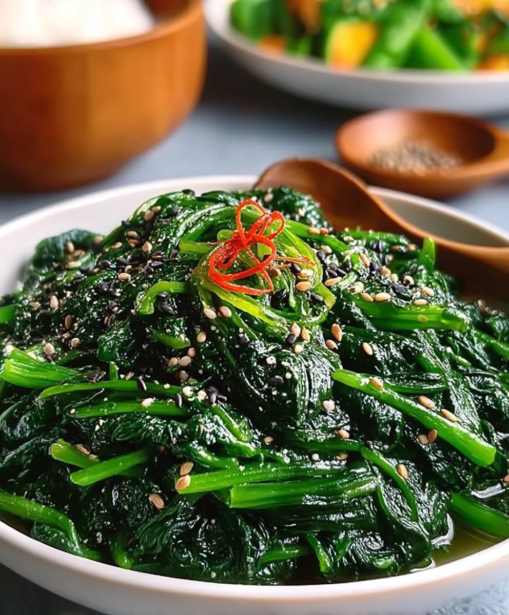 Korean Spinach Salad