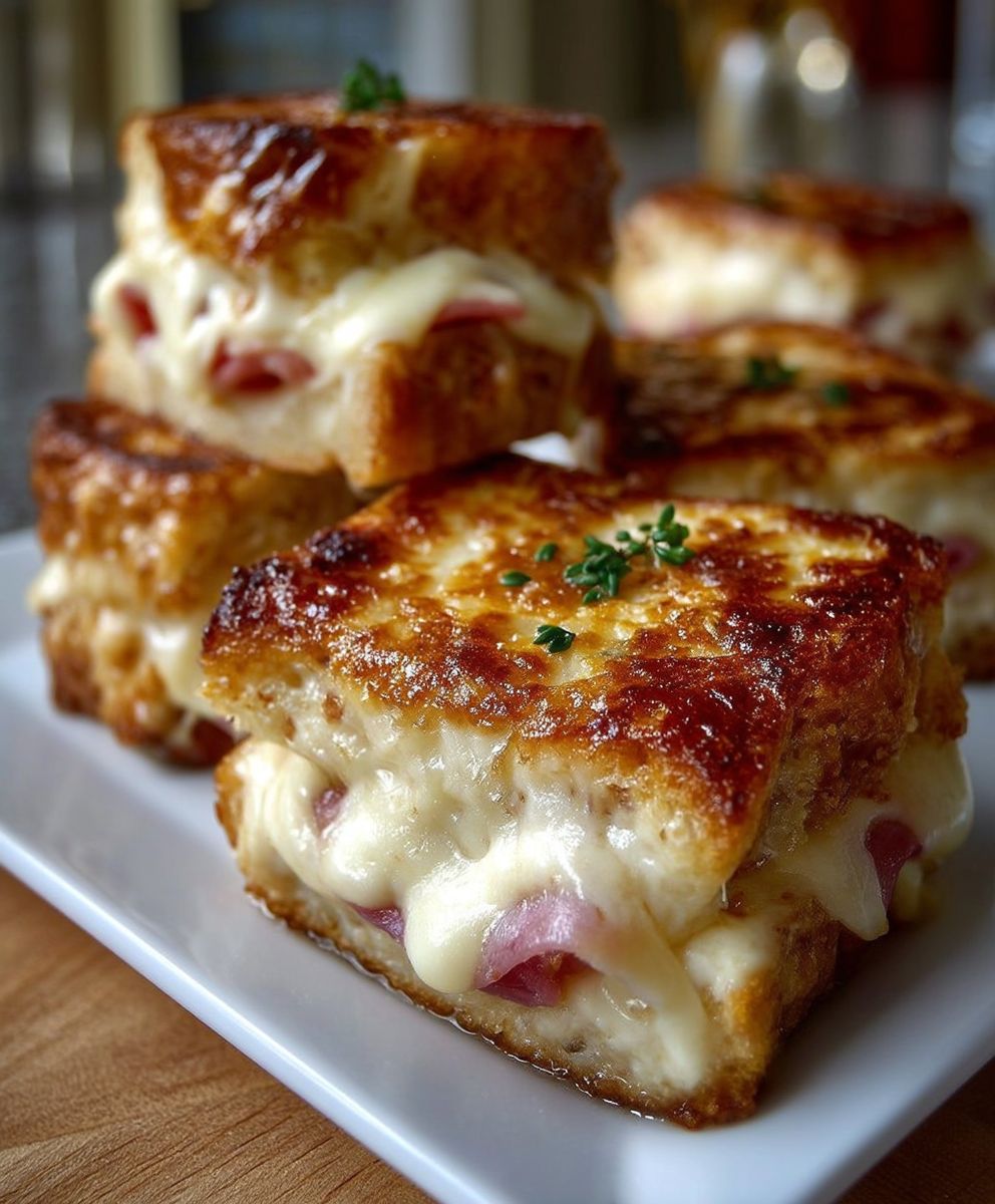 Mini Rolled Croque Monsieur