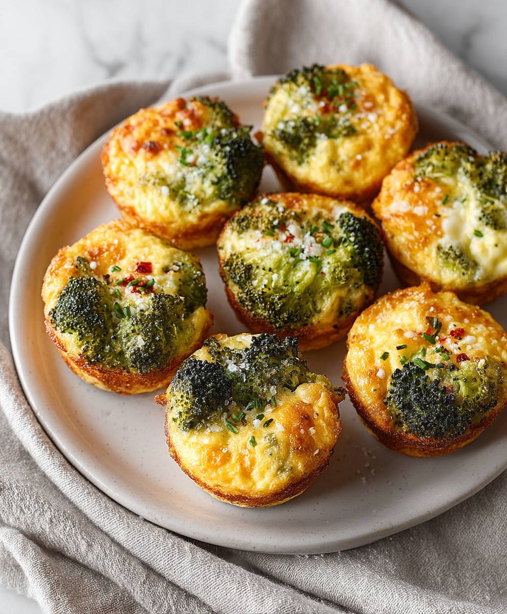 Broccoli egg bites