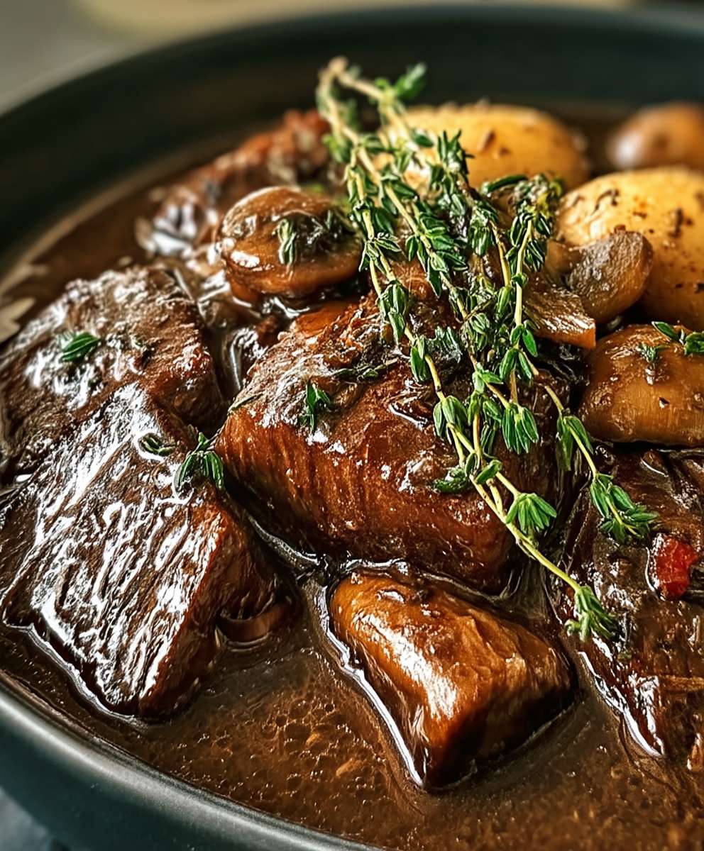 Beef Bourguignon Instant Pot