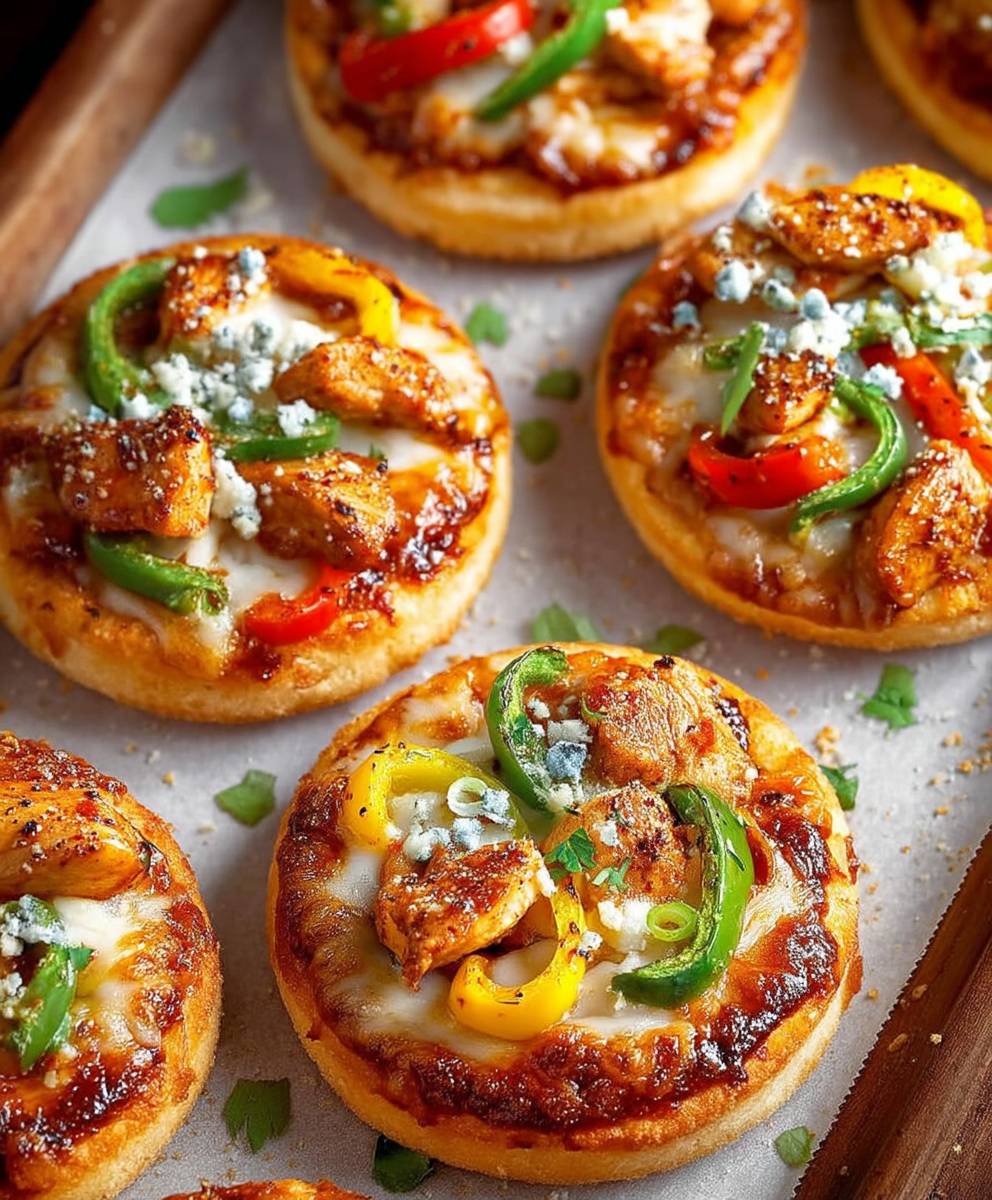 Chicken Fajita Pizzas