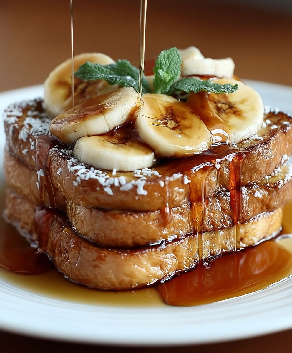 Bananas Foster French Toast
