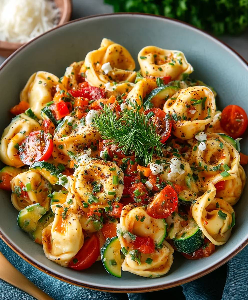 Tortellini with Summer Veggies