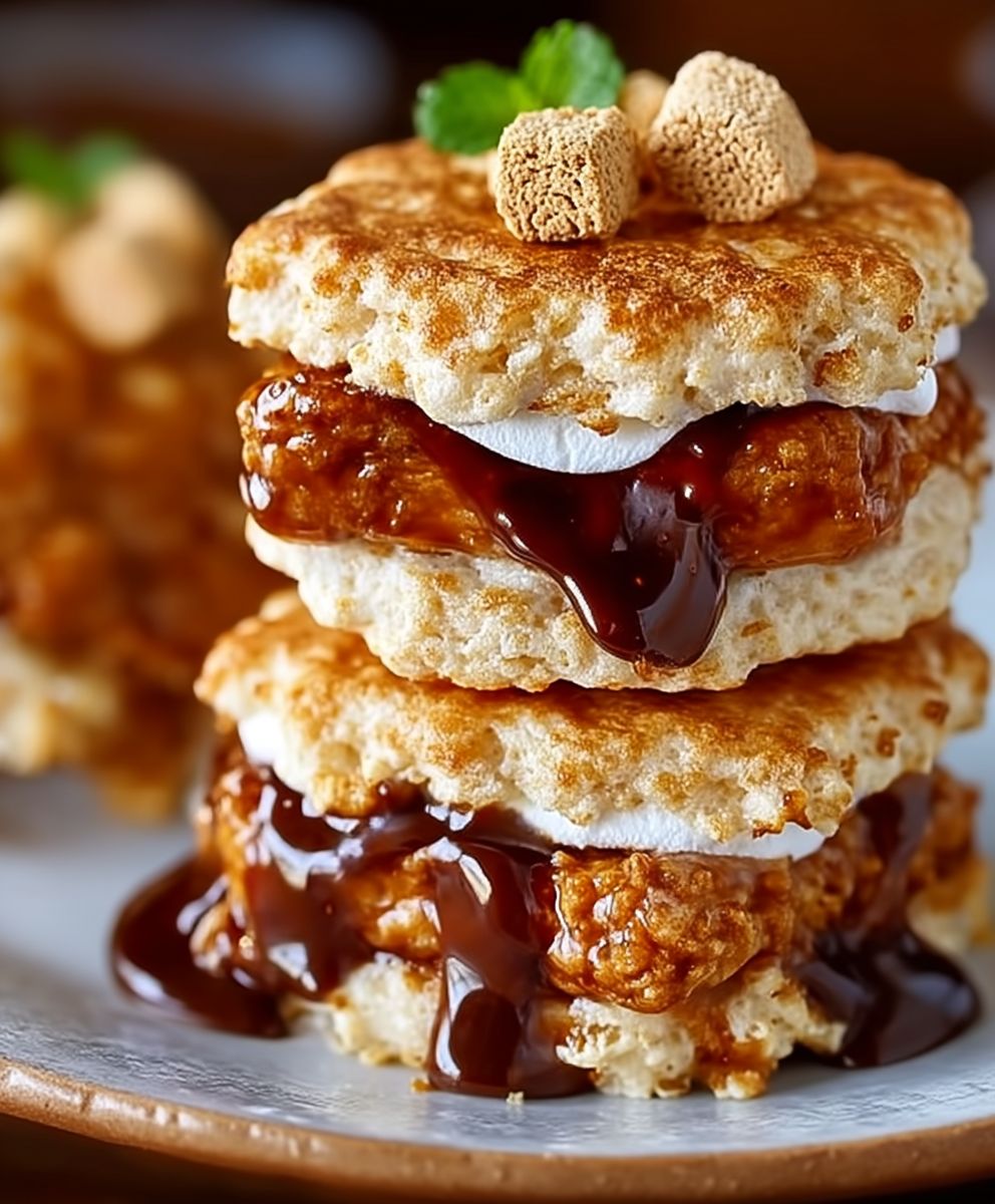 Frozen Smores Sandwiches